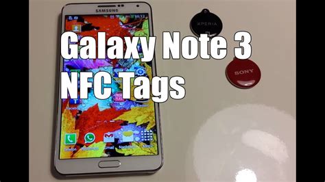 samsung note 3 nfc tags|how to use nfc tags.